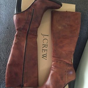 J Crew Leather boots